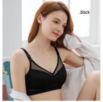 Ultra-Thin Wireless Push-Up Full Cup Minimizer Bra for Plus Size Women 80D juoda