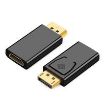 HDMI adapteris DP kištukinis HDMI lizdas adapterio kabelis Adapterio vaizdo kabelis 2.2*5cm juoda