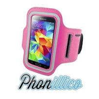 Pink Sports Armband compatible Samsung Galaxy S7 Phonillico®