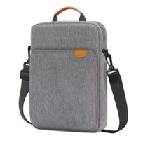 Tablet Storage Bag Anti-Scratch Waterproof Oxford Cloth Zipper Closure Tablet Computer Storage Bag for School Travel AVE šviesiai pilka spalva