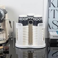 Disposable Cup Storage Holder Rack Shelf Water Tea Cup Home Kitchen Multifunct Dispenser Mug Display Stand Organizer Supplie New