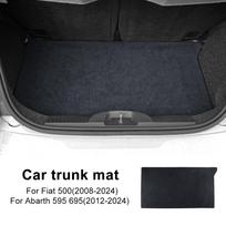 For Abarth 595 695 2012-2025 Fiat 500 2008-2025 Car Trunk Mat Dustproof Waterproof Protect Mat LHD RHD Car Rear Pad Carpet For Fiat 500 08-24