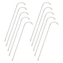 Pack Of 10 Ergonomic Curved Beading Needle For Efficient Jewelry Crafting With Enlarged Eyelets And Comfort Grip