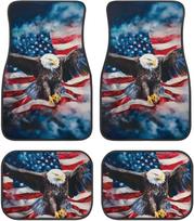 Wolf Butterfly Galaxy Print Vehicle Floor Protection Rugs Non-Slip Backing Front & Rear Mats Carpets Car Rug Car Accessories 4 Pieces Car Floor Mats 1
