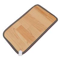 Electric Hted Floor Mat Thermal Foot Warmer Plastic Flooring Carbon   Hting Pad beige