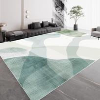 Švelni prabanga žalias geometrinis didelis svetainės kilimas modernus namų dekoras miegamojo kilimėliai minkšti neslystantys svetainės sofos grindų kilimėliai 60*90cm