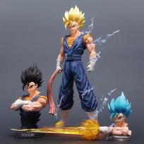 Dragon Ball Vegetto Figure Replace Arms Vegetto Blue Super Saiyan 4 Action Figure Gk Statue Collection Model Toys Gifts