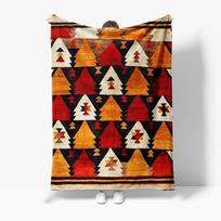 Moroccan Kilim Rug Vintage Cotton Throw Blanket Wool Bed Sofa Decorative Mat Rug Patchwork Cushion Cover Gift 75x90cm