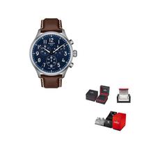 Tissot CHRONO XL VINTAGE Kvarcinis Mechanizmas 100m Vandens Atsparumas Vyriškas Laikrodis 45mm Mėlynas Ciferblatas Nerūdijančio Plieno Korpusas T116.617.16.042.00 Blue Dial