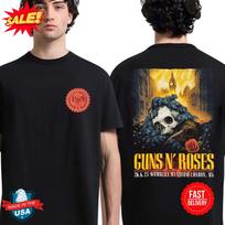 Guns N Roses London UK 2025 Tour Event Tee At Wembley Stadium On June 26 T-Shirt Mens Womens Tees Top M