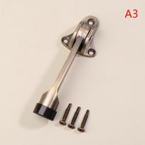 Doorstop Pedal Windproof Door Stopper Holder Anti-Push Heavy Duty Zinc Alloy Adjustable Closing Angle For Bedroom Bathroom Door A3