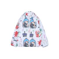 Nike Therma-Fit Raštuota Su Gobtuvu Užsegama Kasdienė Pūkinė Striukė Vyrams Striukės Balta FB6975-030 L white