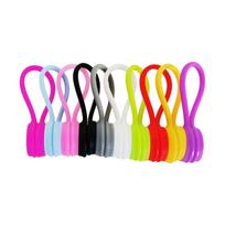 10Pcs Magnetic Cable Ties Strong Silicone Cord Organization for Wire Cables Kitchen Fridge Office Reusable Magnetic Straps 1