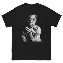 James Baldwin Portrait Graphic 100% Cotton T-shirt Mens Tees Top Unisex classic tee XL