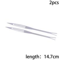 2 vnt. Žvejybos tinklo adata Tinklo siūlų taisymo Ritės tinklo siūlų taisymui Weaving Rustproof Shuttles Tinklų priedai as the picture