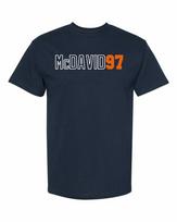 EDMONTON Name And Number McDavid #97 Unisex T-Shirt S-XL FREE S&H! XL gray