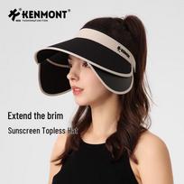 Kenmont Extendable Face Cover Running Sun Visor Hat 55-59cm