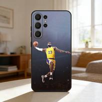 L-Lebron J-James 23 Phone Case For Samsung S26,S25,24,23,22,30,21,10,9,Ultra,Plus,Lite,FE Soft Black Case Samsung S23plus5G