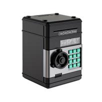 Mini ATM Piggy Bank with Password Auto-Roll Money Saving Box Electronic Coin Cash ATM juoda