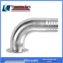 Sanitary 316L Stainless Steel Quick Clamp Hose Barb Elbow