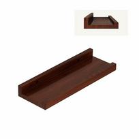 Space Saving Wooden Floating Shelf Minimalist Style Decorative Display Stand Rustic Wall Mounted Storage Rack Bathroom (Coffee,30-12cm) kava