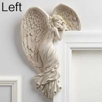 Resin Angel Wings Wall Sculpture Home Decor Crafts Decorative Statue for Party Memorial and Home Improvement
