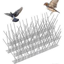 Stainless Steel Bird Spikes - 4 Pack - Anti-pigeon Repellent for Balcony Roofs & Windows