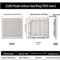 Electrical Cabinet Louver Vent Filter Screen