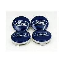 4x Ford 54mm Ratlankio Stebulės Dangteliai Emblemos Mondeo Fiesta, Galaxy, Kuga