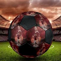 1PC Cristiano Ronaldo Master size 5 soccer ball PrahaIndoor Soccer Ball Colorful All Ages Machine Stitched PVC Competition Ready Durable High-Bounce