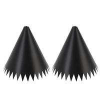 Squirrel Proof Baffle for Bird Feeder Pole Outdoor Wrap Around Squirrel Baffle PVC Squirrel Guard Stopper Black 40.6cm / 16in