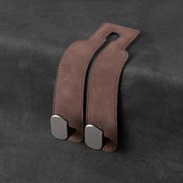 Suede Dual Hooks Car Seat Metal Hook Auto Seat Back Headrest Hook for Universal Car Compatibility Car Accessories Interior 1pcs ruda