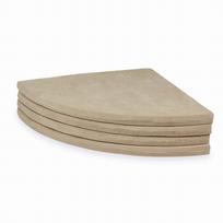 Play mat 160cm for children, round, foldable, Velvet Soft, Beige