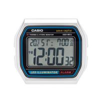 CASIO Elektroninis garsinis žadintuvas su dienų rodymu, Radijo bangomis valdomas, Temperatūros/Drėgmės rodymas, Data, Savaitės diena, Žadintuvas, Atidėjimas, Apšvietimas, Sidabrinis, DQD-851J-8JF gray