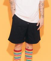 Peullaseukeu Basic Wide Half Pants -Bk Free