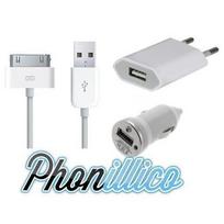 3in1 charger pack compatible with iPhone 4S