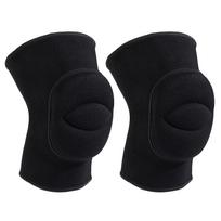 Dance Sports Knee Pad Volleyball Knee Support Light Weight Breathable Knee Sleeve Collision Avoidance Dance Knee Brace S black