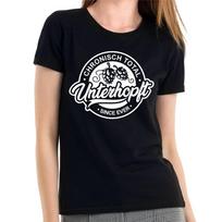 Underhopped Beer Party Saying Comedy Fun Funny Ladies Girlie T-Shirt M