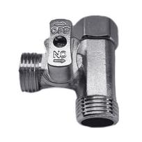 Metalinis sustabdymo adapteris Kampinis T formos adapteris Bide rankiniam purkštuvui Tualeto bakeliui Vandens valymo montavimo priedai 1 gray