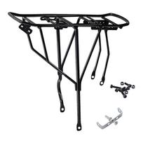 Bicycle Rear Luggage Cargo Rack Durable Steel Bike Panniers Biking Shelf 250kg Load Capacity Bracket Rear Bike Rack