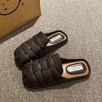 Popular Roman sandals women's 2025 new spring and summer bag head outer wear single shoes half slippers women's one pedal muller shoes 36