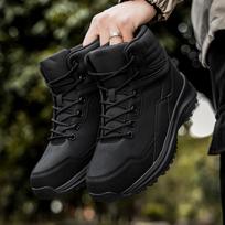 Men's Non-Slip Tactical Hiking Boots - 2025 Autumn/Winter Outdoor Climbing Shoes 44 juoda