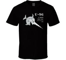 Das Boot WW2 German U-Boat U-96 Submarine T-Shirt 100% Cotton O-Neck Short Sleeve Summer Casual Mens T-shirt Size S-3XL - Men... S įvairiaspalvis