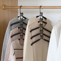 Multi-Tier Hanging Closet Hanger With Hooks Space-Saving Organizer For Closet Coats Shirts Dresses Jackets Hanging Storage juoda