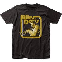 Miles Davis Trumpet Unisex T-shirt Music Classic Jazz Blues Band Tee New Black M