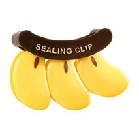 3Pcs Banana Shape Magnetic Bag Clip, Kitchen Sealing Clamp for Chip Snack Bags, Refrigerator Magnet Closer geltona