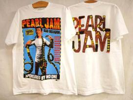 PEARL JAM Vintage 1995 SPONSORED BY NO ONE BAD RELIGION XL T-Shirt REPRINT S