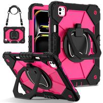 Shockproof Tablet Case for IPad Air5 Air11 10th A16 A19 Pro11 13 IPad 10.2 9th 8th 6th 5th 9.7 Mini 7 6 Rotate Stand Case Funda mini6 mini7(8.3inch) white