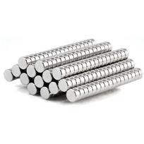 50 vnt 4x2 mm apvalios formos žemės neodimio ypač stiprus magnetinis magnetas