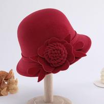 Retro Cilindras Moterų Mada Britų Vilnonė Skrybėlė Moterų Rudens ir Žiemos Veltinė Skrybėlė Adjustable